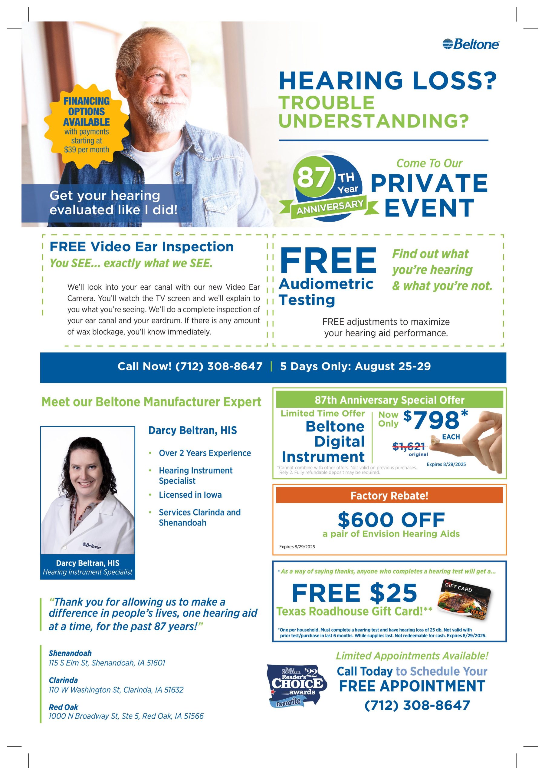 Shinandoah Flyer August 25–29, 2025